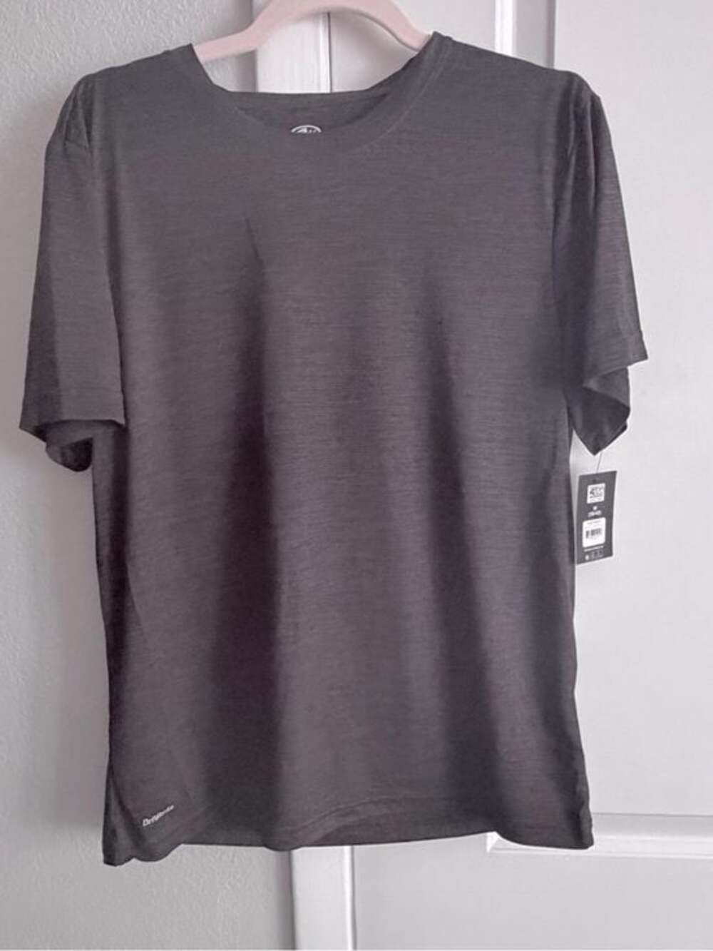 3 pack Men's Crew Neck Short Sleeve T-Shirt — light black